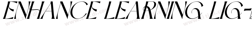 ENHANCE LEARNING LIG字体转换 ENHANCE LEARNING LIG字体转换